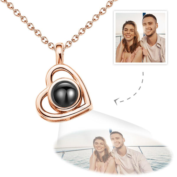 Photo Projection Necklace with Picture Inside | Mum Pendant Projection –  IfShe UK