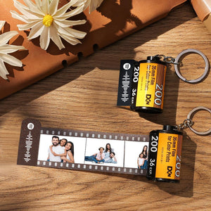 Custom Camera Film Roll Keychain DIY Personalized 10pcs Photo Roll Keychains  with Reel Album Wedding Anniversary Lovers Gift