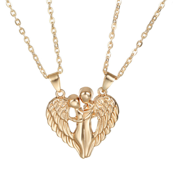 Magnetic Heart Pendant Necklace Gifting - Juhi